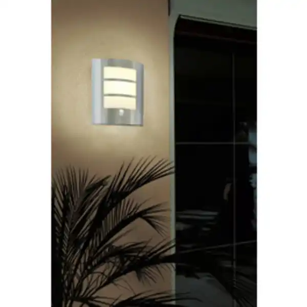 Bild 3 von EGLO Außenwandleuchte »CITY«, max. 60W, E27, weiss, (HxL): 26 x 23,5 cm, mit Sensor