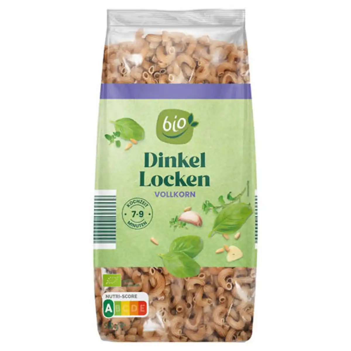 Bild 1 von Bio-Dinkel Pasta 500 g, Vollkorn Locken