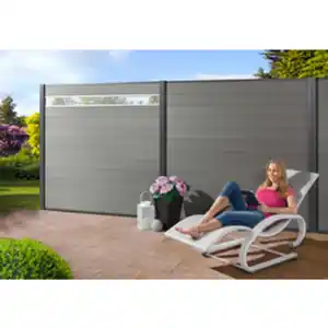 Mr. GARDENER Design Inlay »Turino«, BxHxT: 179 x 15,1 x 2 cm, für WPC-Steckzaunsystem Turino