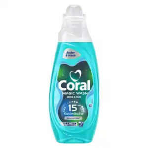 Coral Flüssigwaschmittel Magic Wash Universal Clean 21 WL, 840 ml