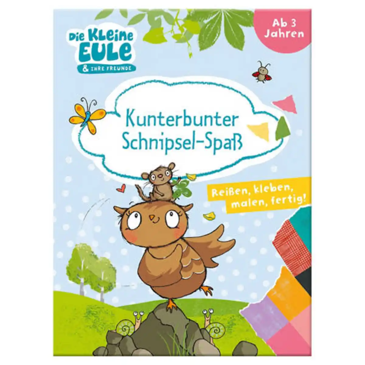 Bild 1 von Beschäftigungsbuch, Die kleine Eule, Kunterbunter Schnipsel-Spaß