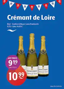 Crémant de Loire BrutGratien & MeyerLoire/Frankreich