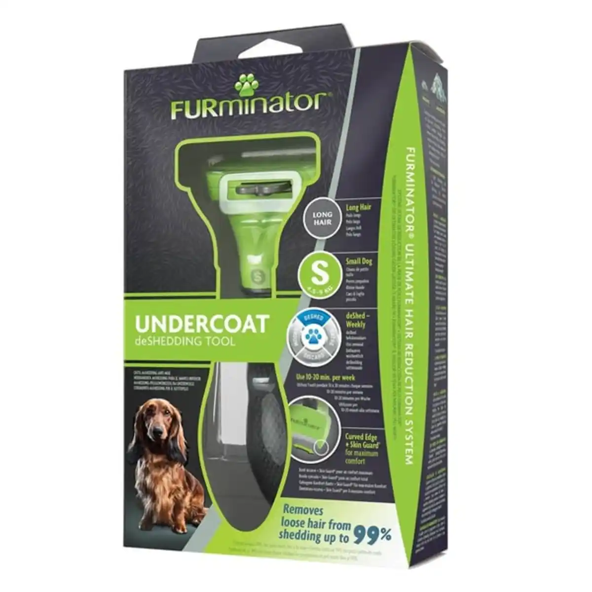 Bild 4 von FURminator Hund Langhaar Bürste für Unterwolle S Langhaar