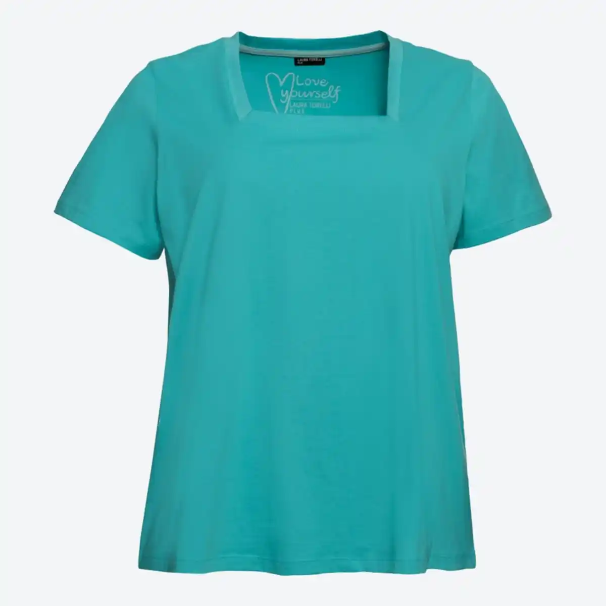 Bild 2 von Damen-T-Shirt mit eckigem Ausschnitt, große Größen