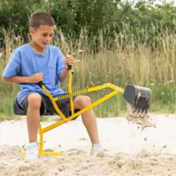 Bild 2 von Kinder-Aufsitzbagger mit Schaufel