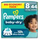 Bild 1 von Pampers Baby Dry Windeln Gr.8 Extra Large 17+kg Big Economy Pack, 44 Stk