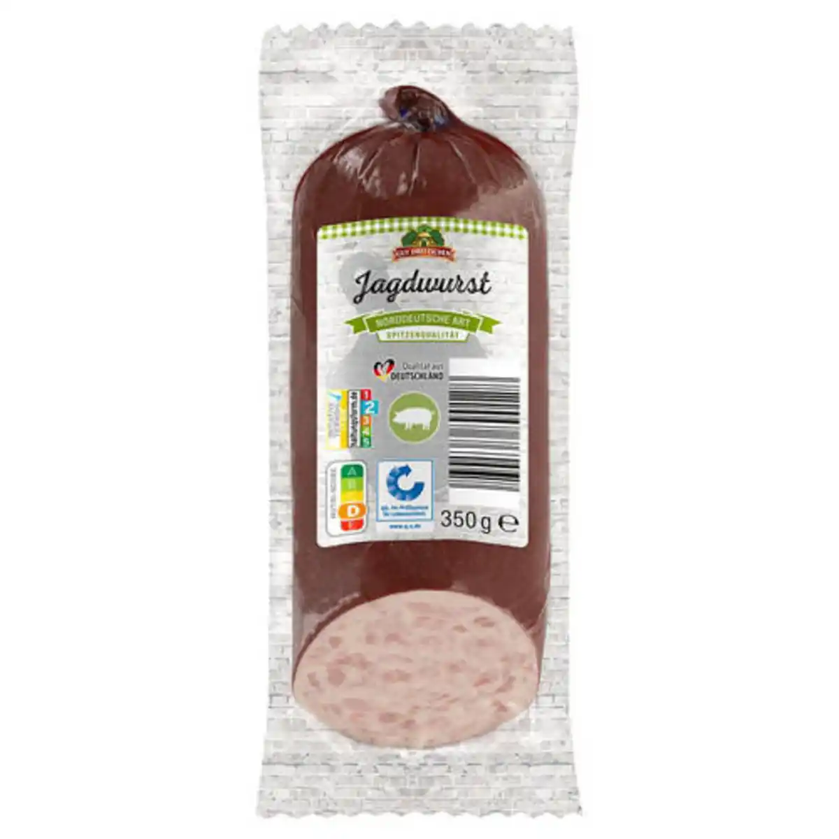 Bild 1 von GUT DREI EICHEN Wurstsortiment 350 g, Jagdwurst grob