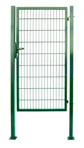 Doppelstabmatten Gartentor ca. 100 x 160 cm - Moosgrün 