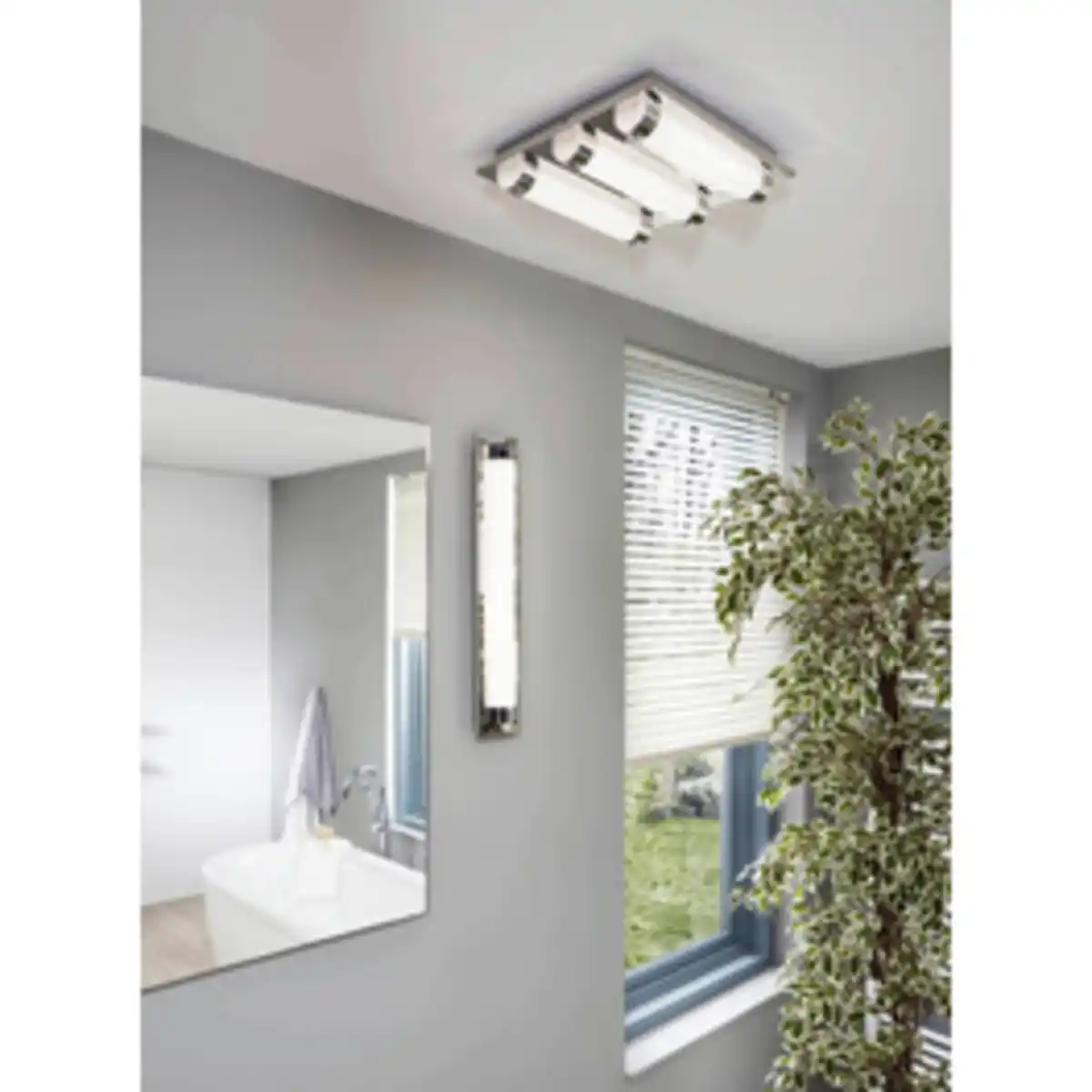 Bild 4 von EGLO Wand-/Deckenleuchte »TOLORICO«, Edelstahl, 4000K