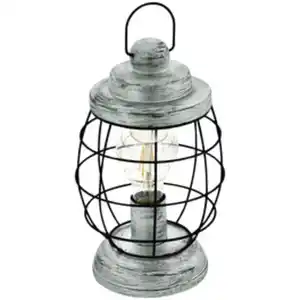 CASAYA Tischleuchte »BAMPTON«, stahl, holz