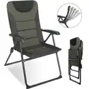 Bild 1 von HOMECALL Campingstuhl Gartenstuhl klappbar, polyester, 5 fach Verstellbarer Rückenlehne, bis 150kg