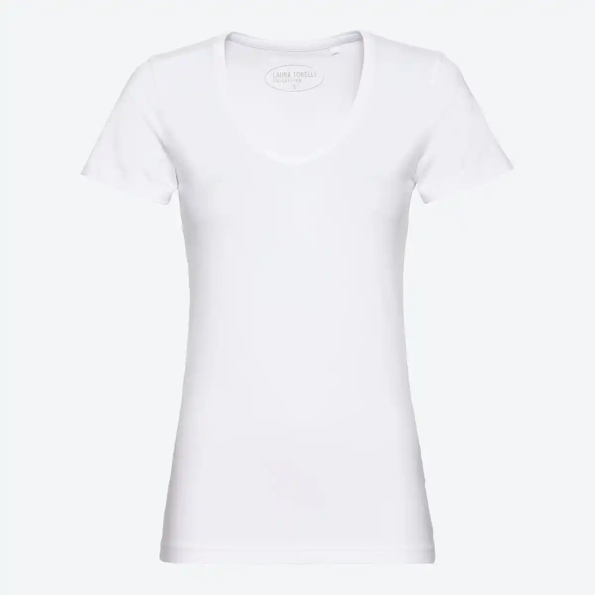 Bild 3 von Damen-T-Shirt mit V-Ausschnitt