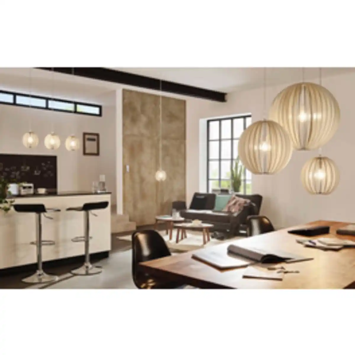 Bild 4 von EGLO Hängeleuchte »COSSANO«, Stahl