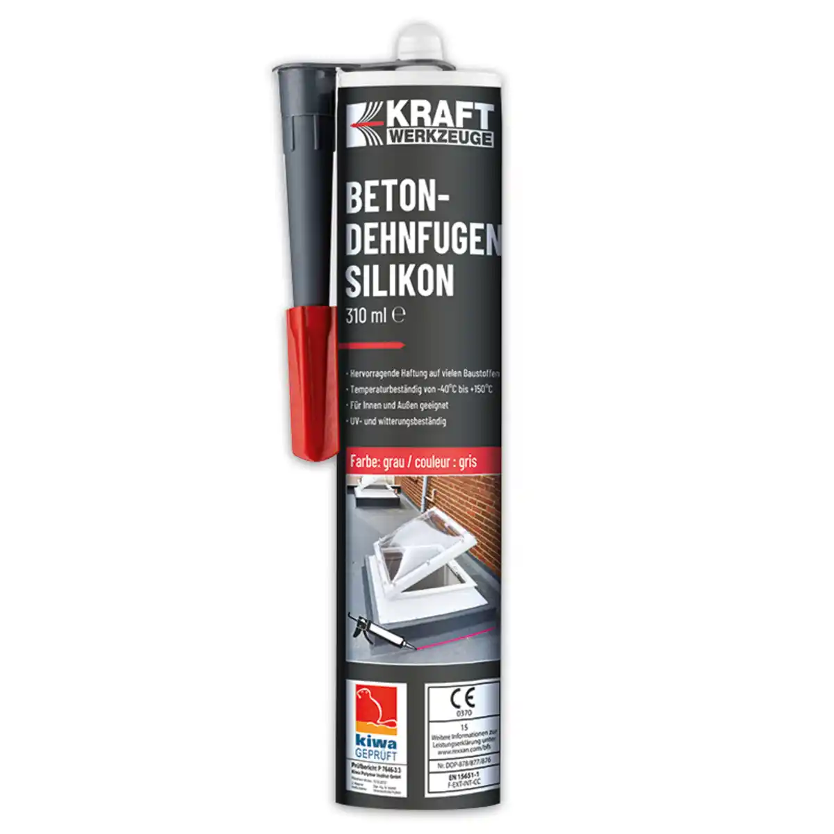 Bild 1 von Kraft Werkzeuge Beton-Dehnfugen-Silikon 310 ml