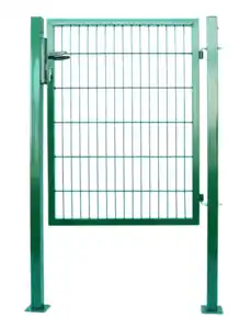 Doppelstabmatten Gartentor, ca. 100 x 140 cm – Moosgrün