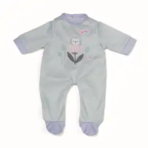 BABY born - Strampler Mint - Igel und Blumen - 43 cm