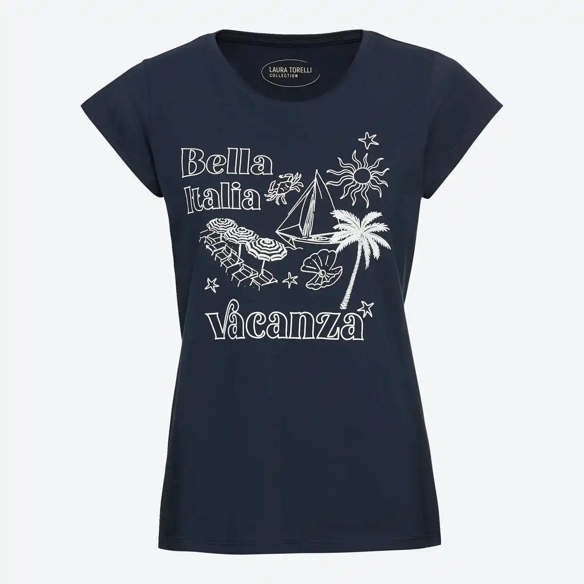 Bild 3 von Damen-T-Shirt mit Frontaufdruck