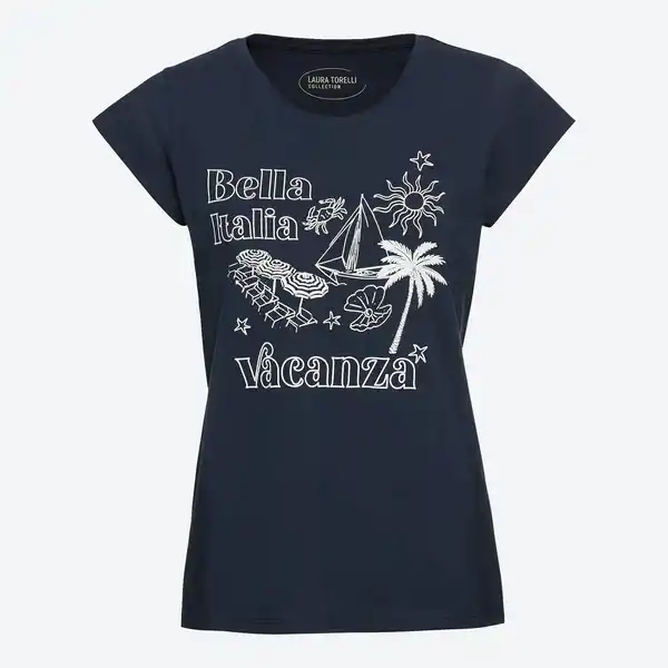 Bild 3 von Damen-T-Shirt mit Frontaufdruck