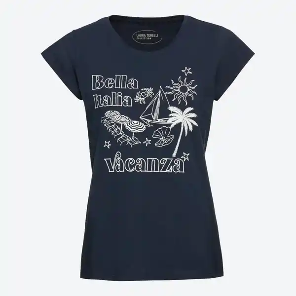 Bild 2 von Damen-T-Shirt mit Frontaufdruck