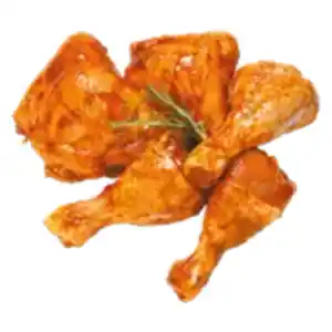 Meine Fleischerei Grillsaison Frische Hähnchengrillplatte Western BBQ oder Kräuter