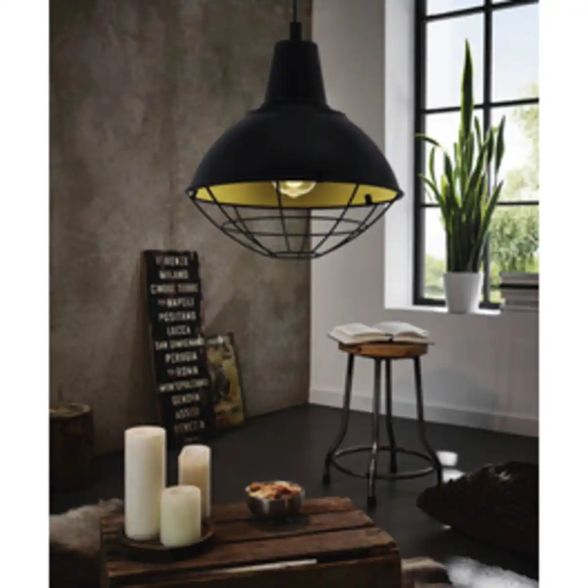 Bild 2 von EGLO Hängeleuchte »CANNINGTON«, Stahl