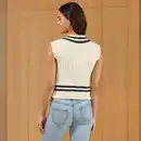 Bild 4 von Damen-Pullunder mit Zopfstrickmuster