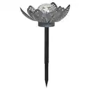 Bild 1 von BELAVI Solar LED-Wasserlilie, Grau, Groß