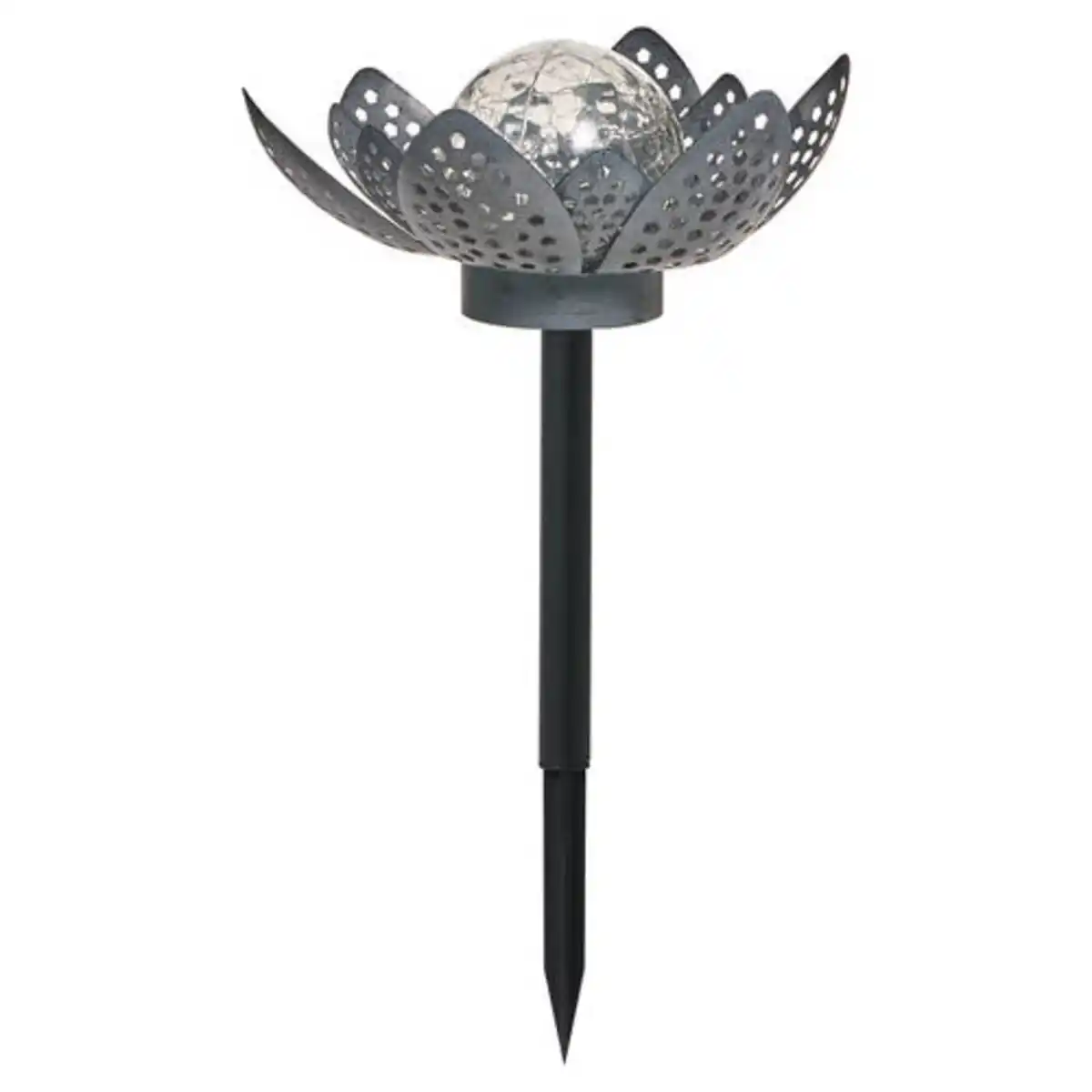 Bild 1 von BELAVI Solar LED-Wasserlilie, Grau, Groß