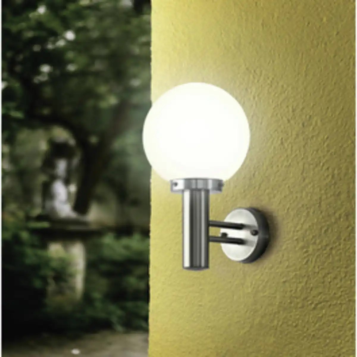 Bild 2 von EGLO Außenwandleuchte »NISIA«, max. 60W, E27, weiss, (HxL): 36 x 20 cm