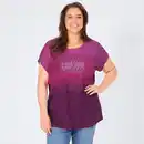 Bild 1 von Damen-T-Shirt mit U-Bootausschnitt, große Größen