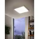 Bild 2 von EGLO LED-Aufbauleuchte »FUEVA 1«, 25W, 3000 k, 2500 lm, Alu weiss, (HxLxB): 3 x 40 x 40 cm