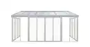 Bild 1 von Wintergarten aus Aluminium, ca. 300 x 548 x 312 cm - Weiß