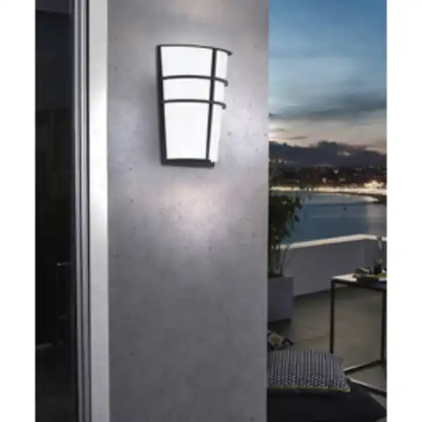 Bild 2 von EGLO LED-Außenwandleuchte »BREGANZO«, 2x2,5W, 460 lm, 3000 k, weiss, (HxL): 25 x 18 cm