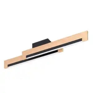 EGLO Wand-/Deckenleuchte »CAMACHO«, stahl, holz, 3000K