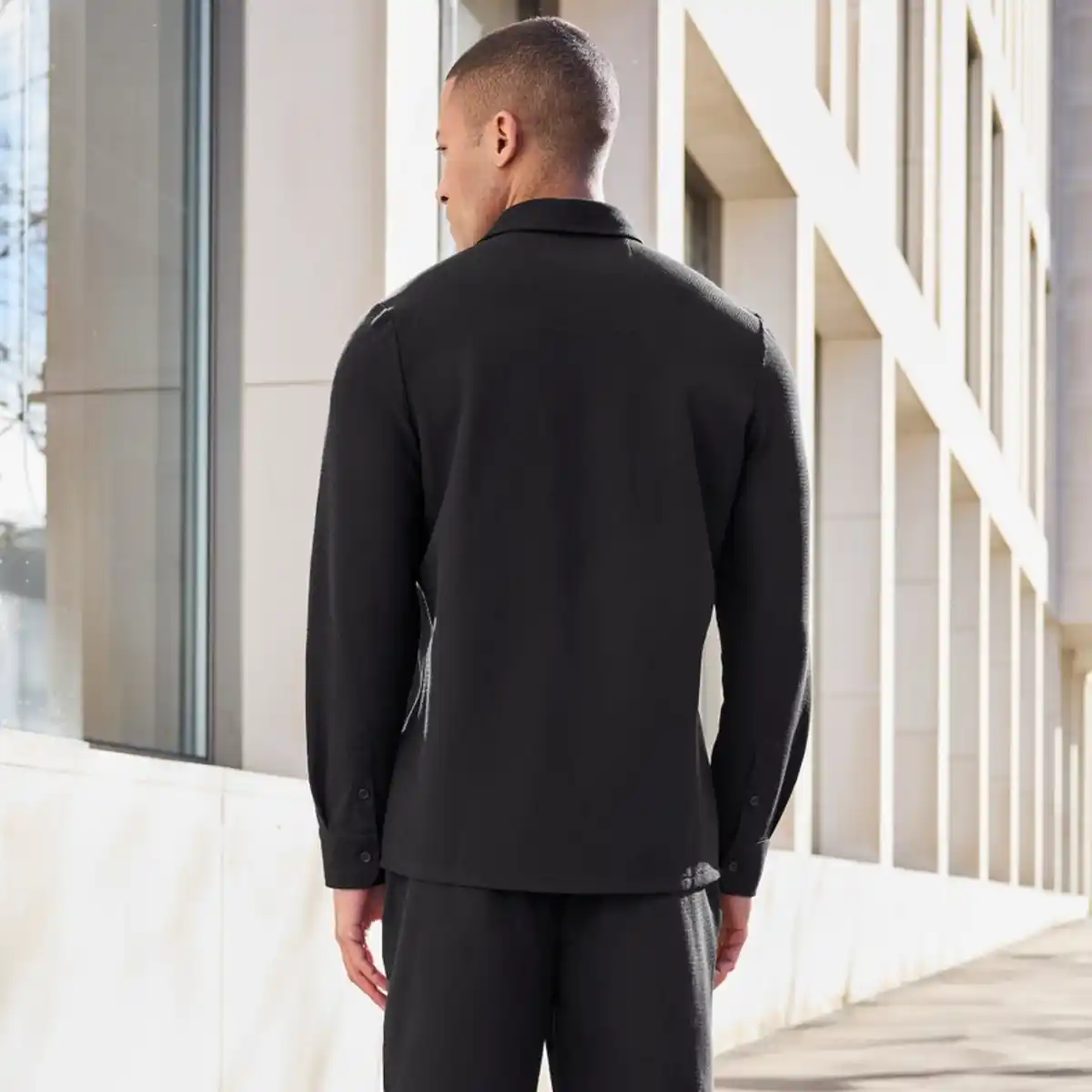 Bild 4 von Herren-Hemd in Waffel-Optik