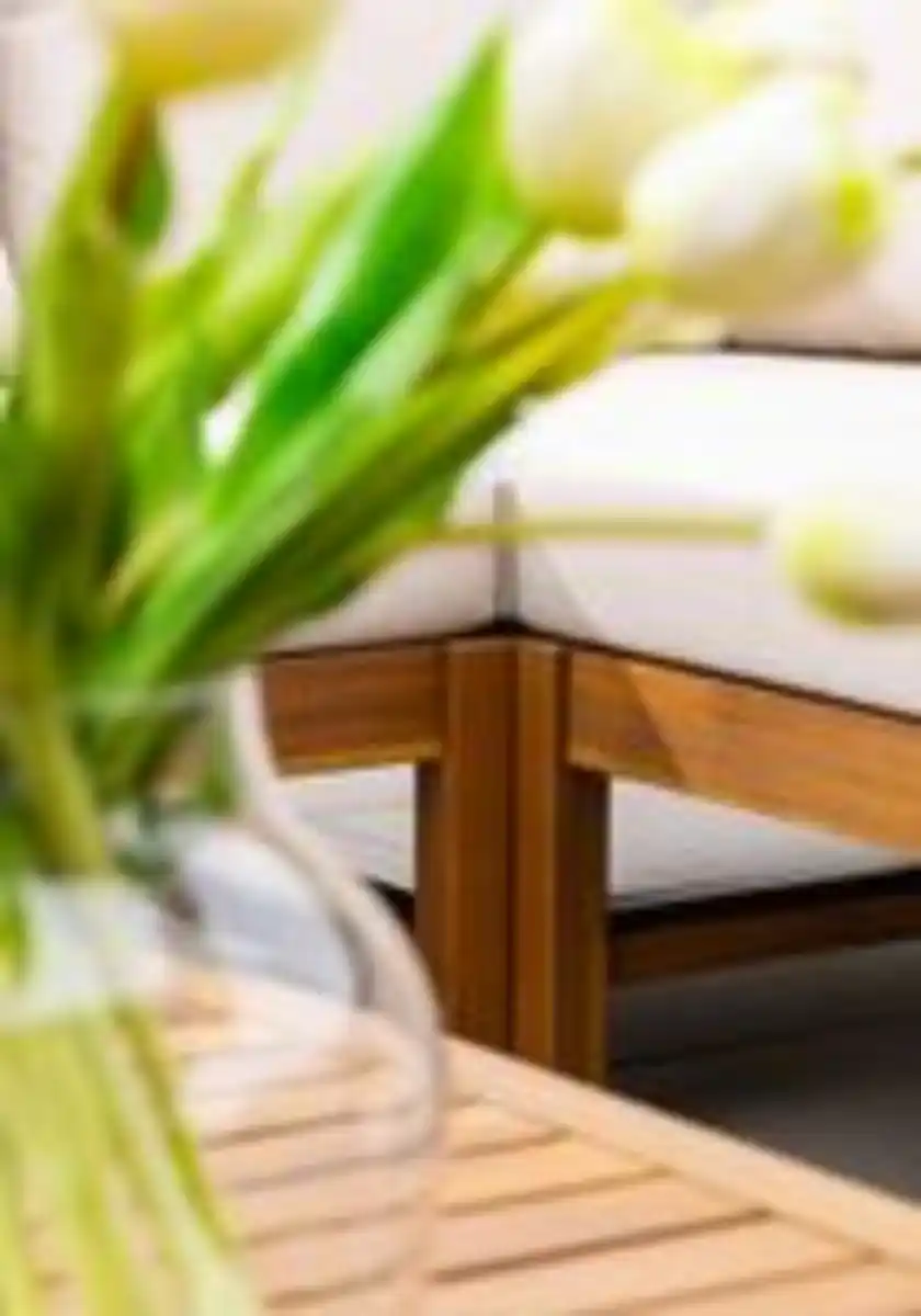 Bild 4 von 15tlg. Ecklounge-Set Melone aus Akazienholz