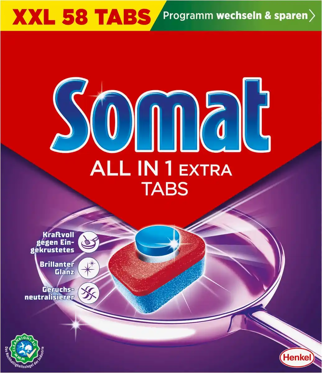 Bild 1 von SOMAT All in 1 Extra 58 Tabs, 963 g
