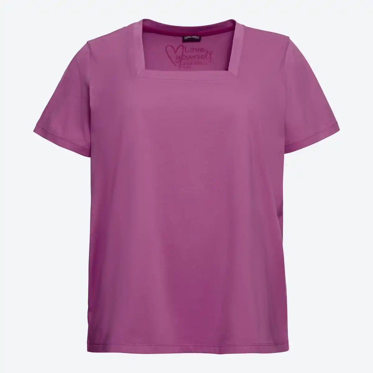 Bild 3 von Damen-T-Shirt mit eckigem Ausschnitt, große Größen