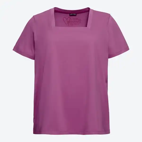 Bild 3 von Damen-T-Shirt mit eckigem Ausschnitt, große Größen