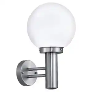 EGLO Außenwandleuchte »NISIA«, max. 60W, E27, weiss, (HxL): 36 x 20 cm