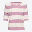 Bild 2 von Damen-Kurzarm-Pullover mit Zopfmuster