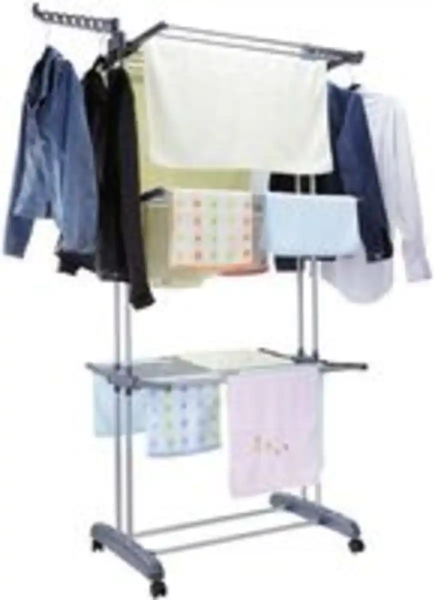 Bild 3 von Turmwäscheständer XXL silber/schwarz