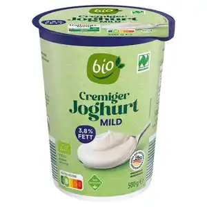 Bio-Joghurt 500 g, 3,8 % Fett