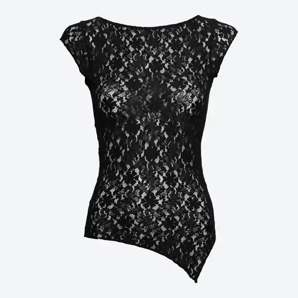 Bild 3 von Damen-T-Shirt aus Spitze