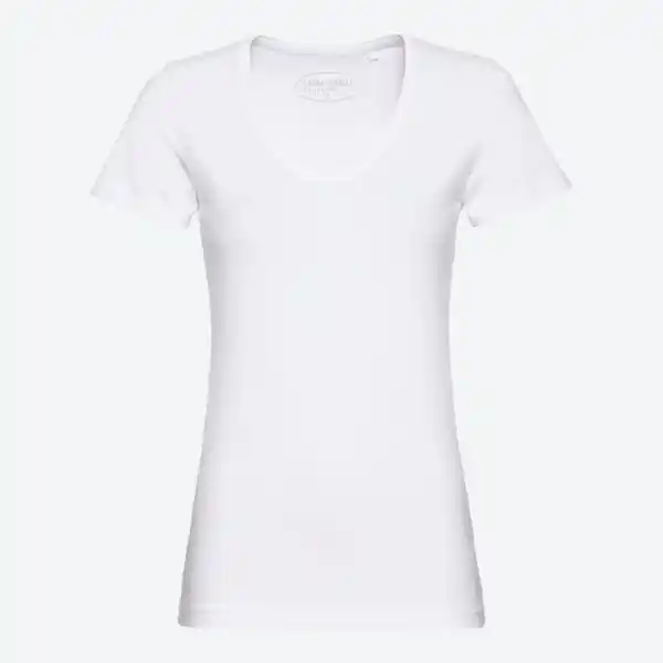 Bild 2 von Damen-T-Shirt mit V-Ausschnitt