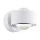 Bild 1 von EGLO LED-Außenwandleuchte »TREVIOLO«, 2x2W, 460 lm, 3000 k, weiss/klar, (HxL): 8,5 x 9 cm