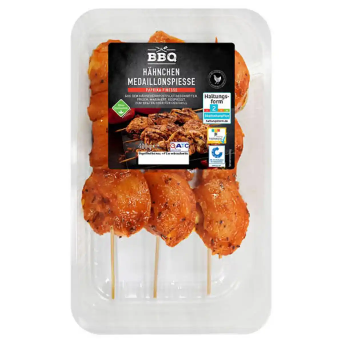 Bild 1 von BBQ Hähnchen-Medaillonspieß 400 g, Paprika Finesse