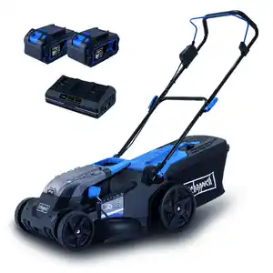 4in1 Akku Rasenmäher BC-MP430-X Set XL2 inkl. 2x 4Ah Akku + 4,5A Doppelladegerät