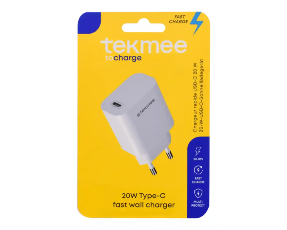 Bild 1 von USB-Ladeadapter Typ-C Slim, weiß