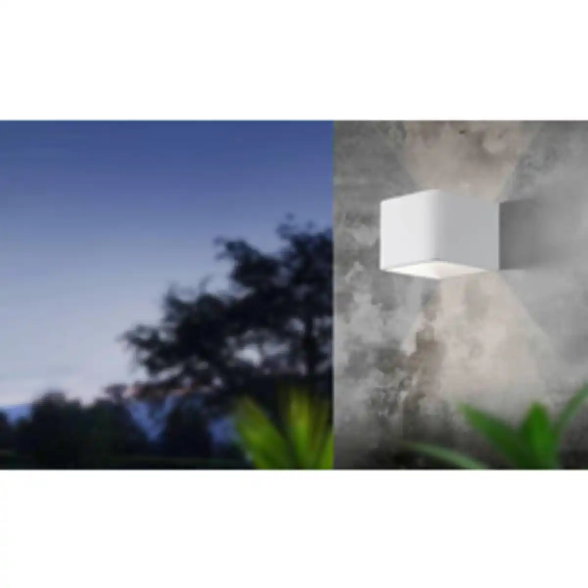 Bild 2 von EGLO LED-Außenwandleuchte »DONINNI 1«, 6W, 550 lm, 3000 k, weiss, (HxL): 7,5 x 13,5 cm